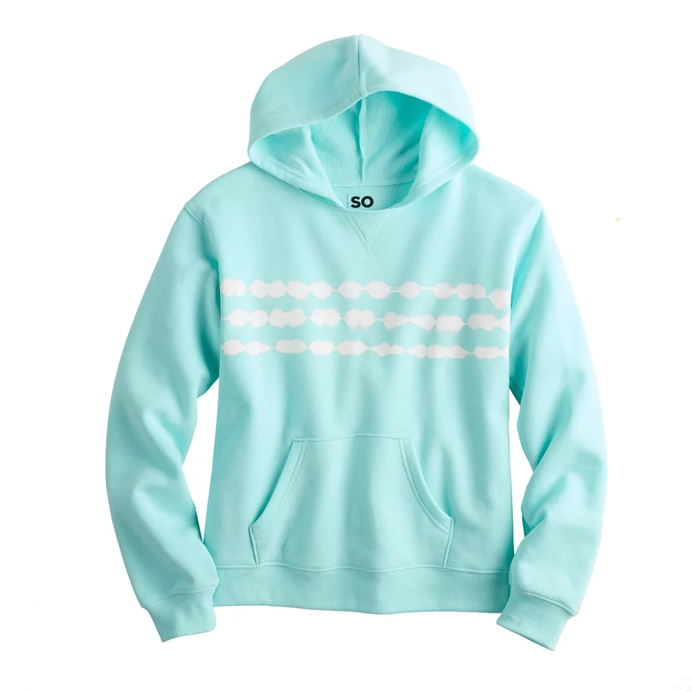 Girls 6-20 SO® Favorite Fleece Pullover Hoodie in Regular & Plus