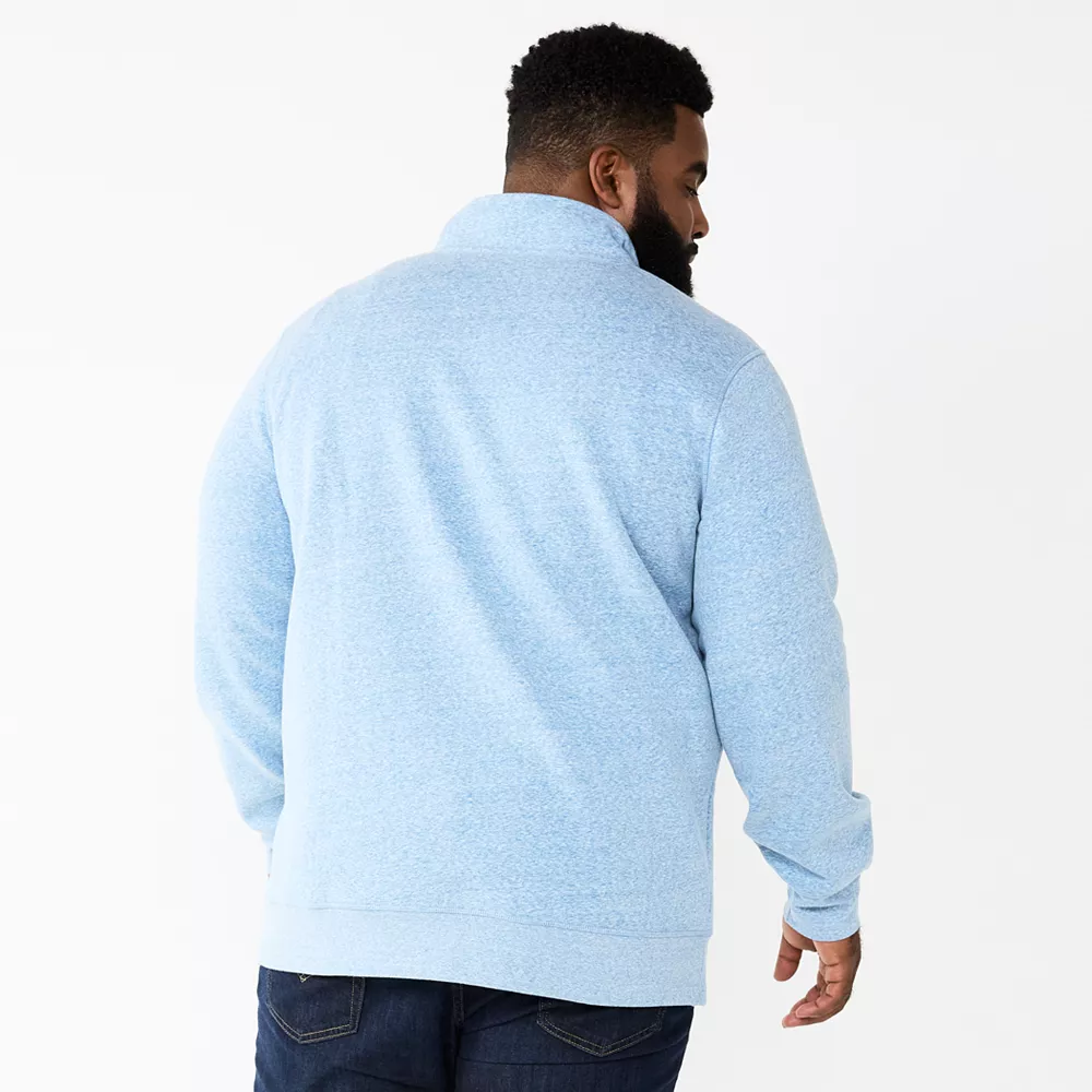 Big & Tall Sonoma Goods For Life® Quarter-Zip Fleece - Image 10