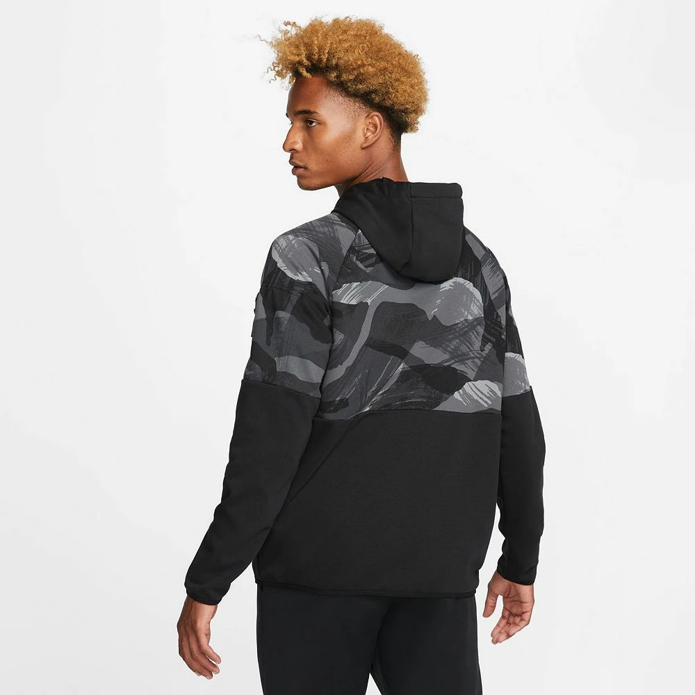 Big & Tall Nike Dri-FIT Fleece Full-Zip Fitness Hoodie - Image 3