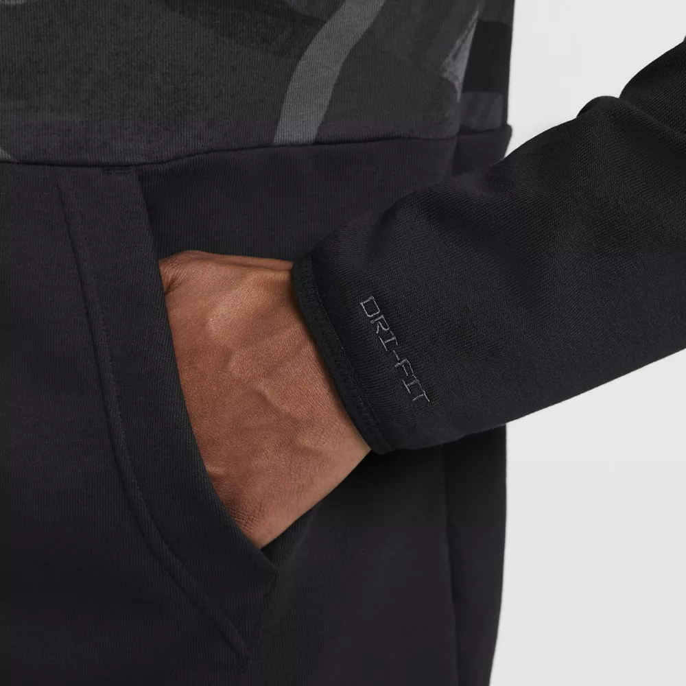 Big & Tall Nike Dri-FIT Fleece Full-Zip Fitness Hoodie - Image 6