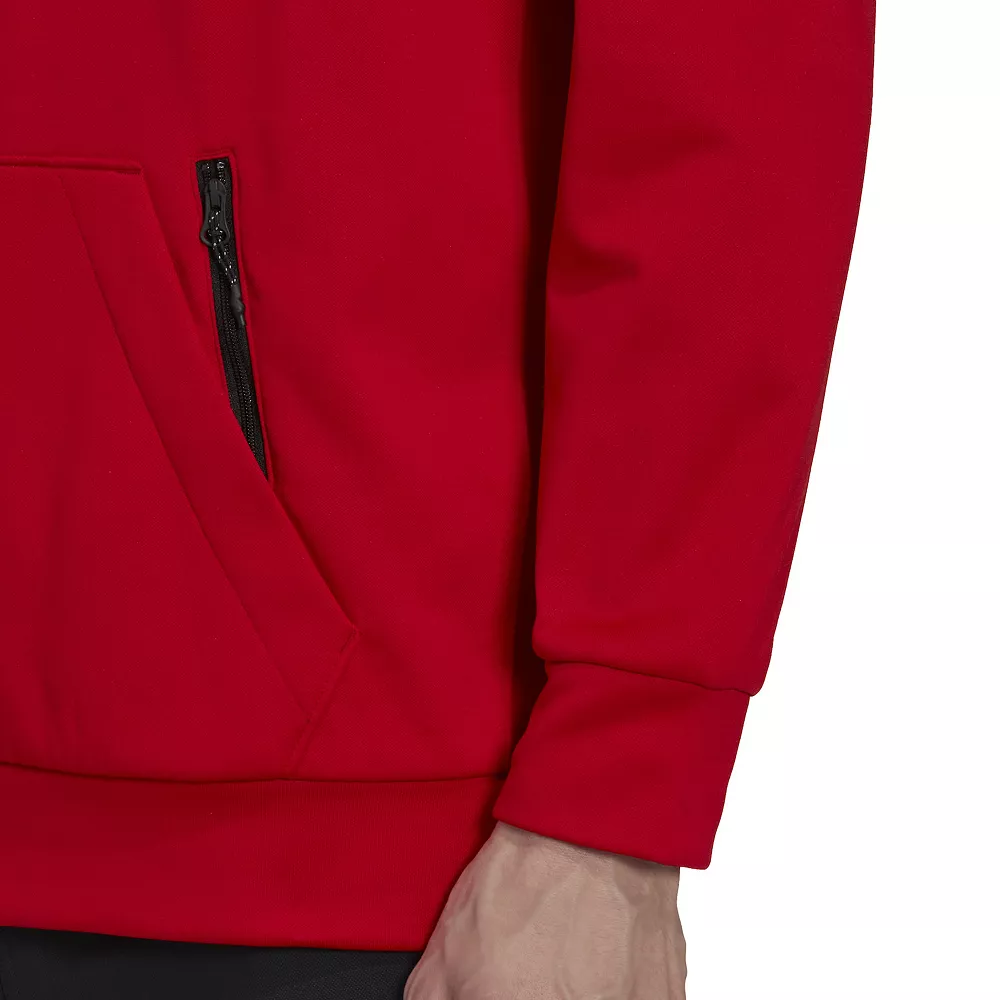 Men's adidas AEROREADY Game and Go Camo Logo Fleece Hoodie - Image 6