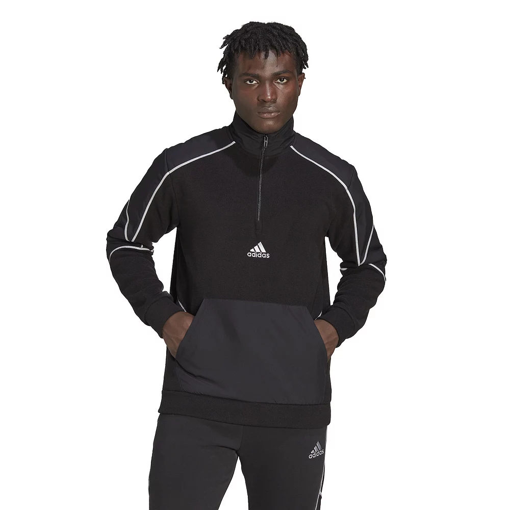 Men's adidas Commuter Polar Fleece Pullover - Image 2