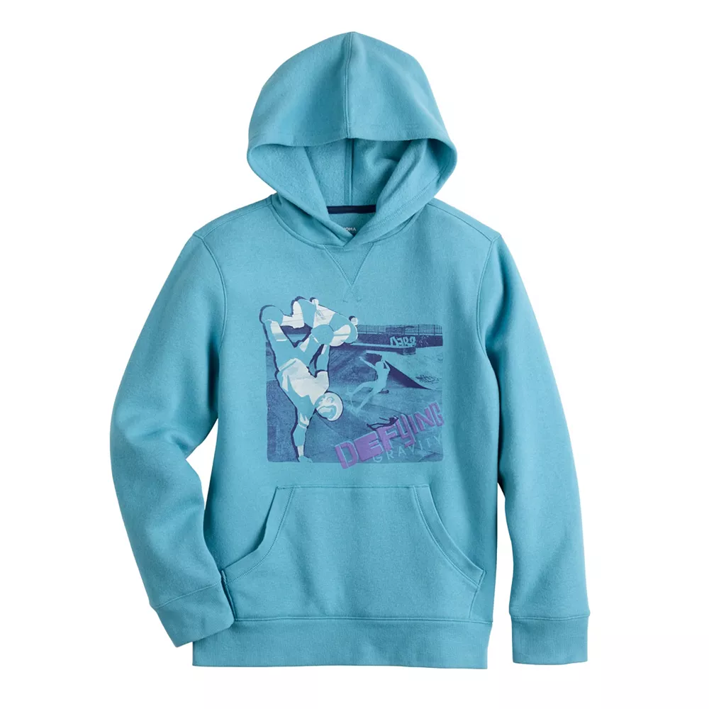 Kids 8-20 Sonoma Goods For Life® Supersoft Fleece Hoodie in Regular & Plus - Image 2