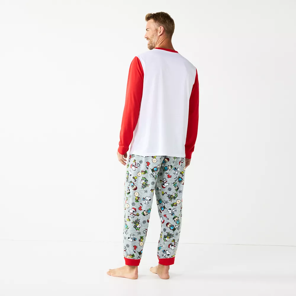 Men's Jammies For Your Families® Peanuts "Fa La La" Pajama Set - Image 2