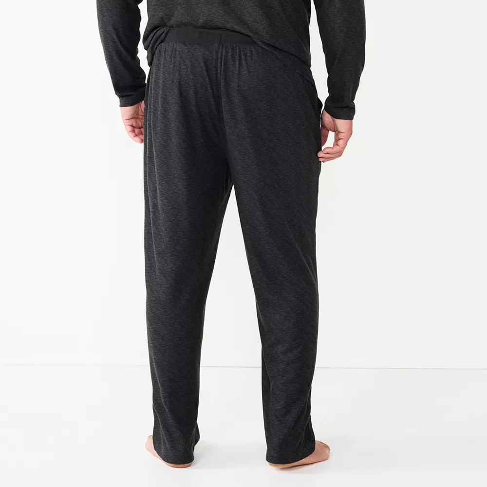 Big & Tall Sonoma Goods For Life® Whisperluxe Waffle Pants - Image 3