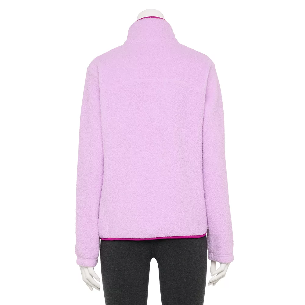 Women's Tek Gear® Quarter-Zip Sherpa Pullover - Image 6