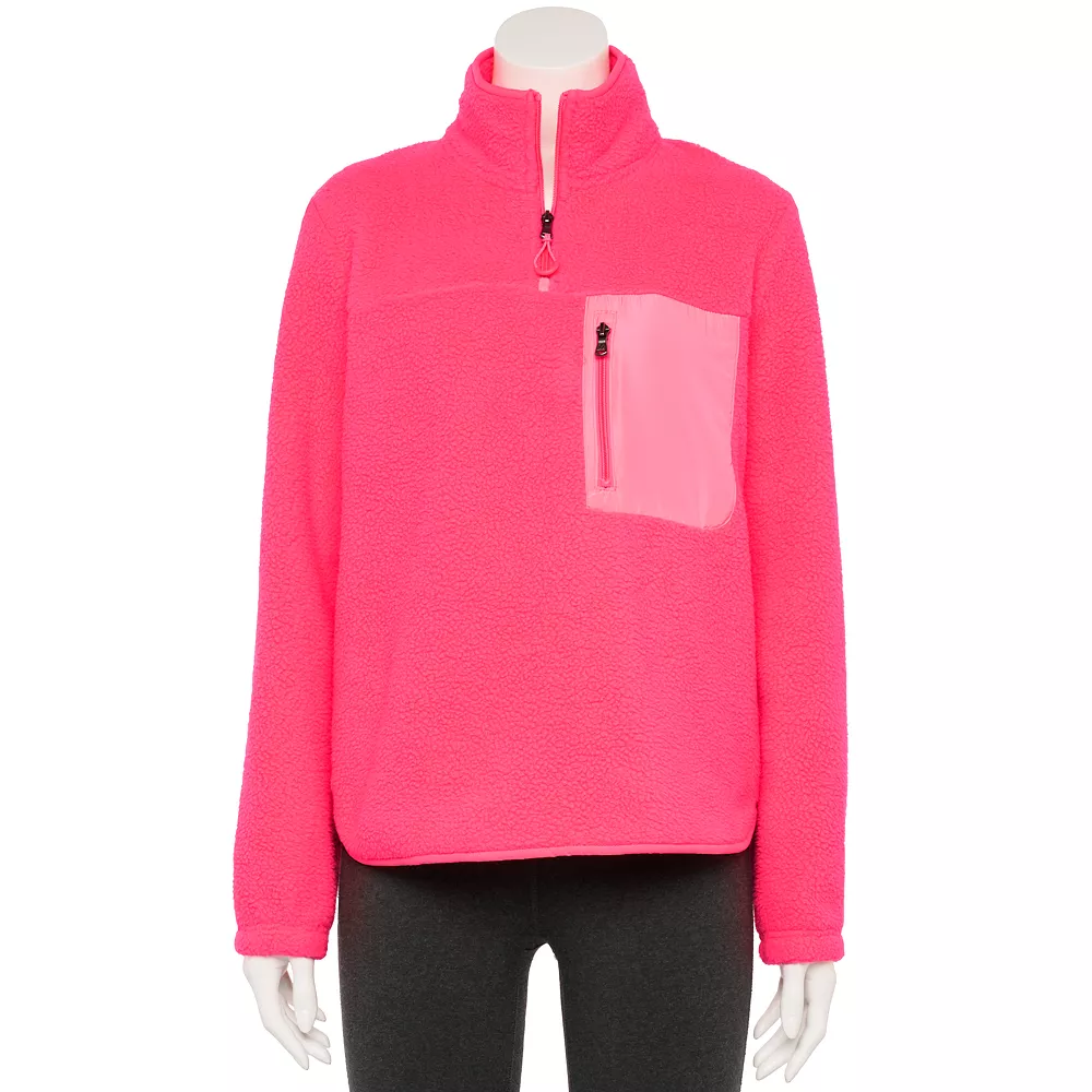 Women's Tek Gear® Quarter-Zip Sherpa Pullover - Image 2