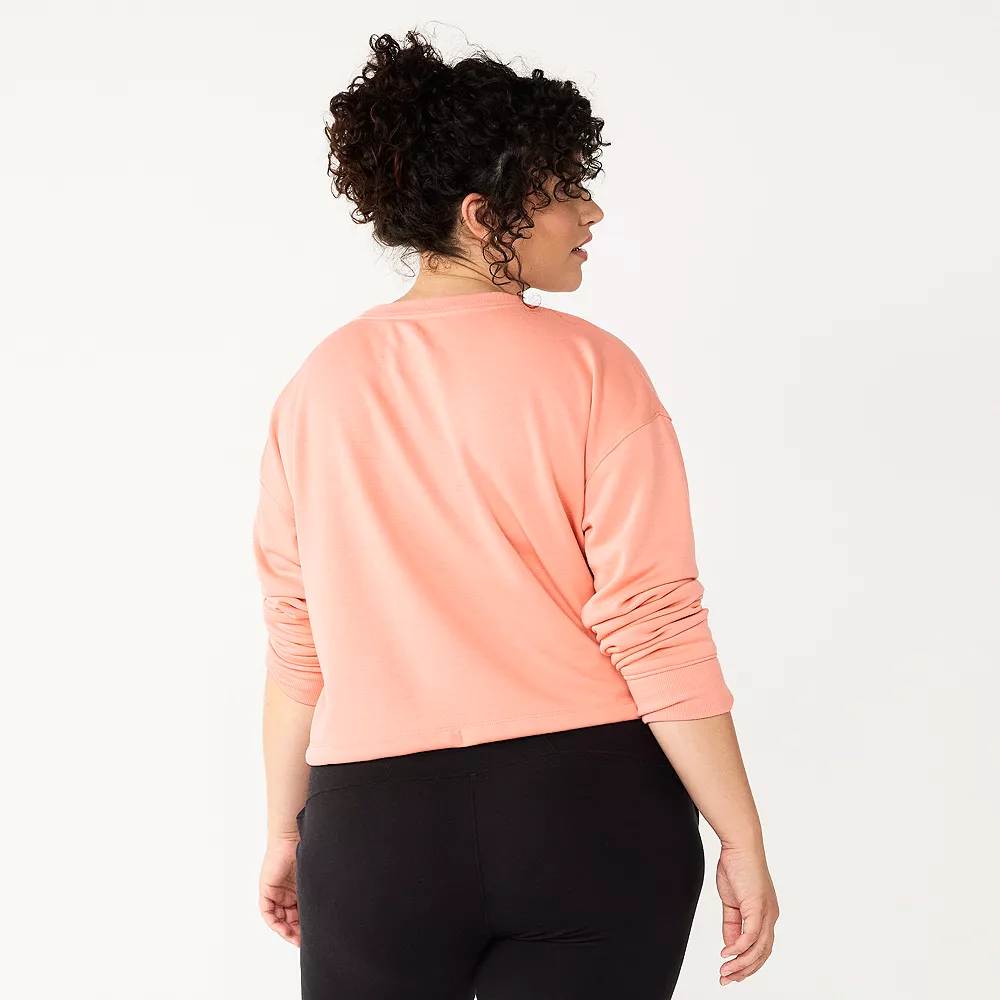 Women's Tek Gear® Stretch Fleece Cinched-Waist Top - Image 7