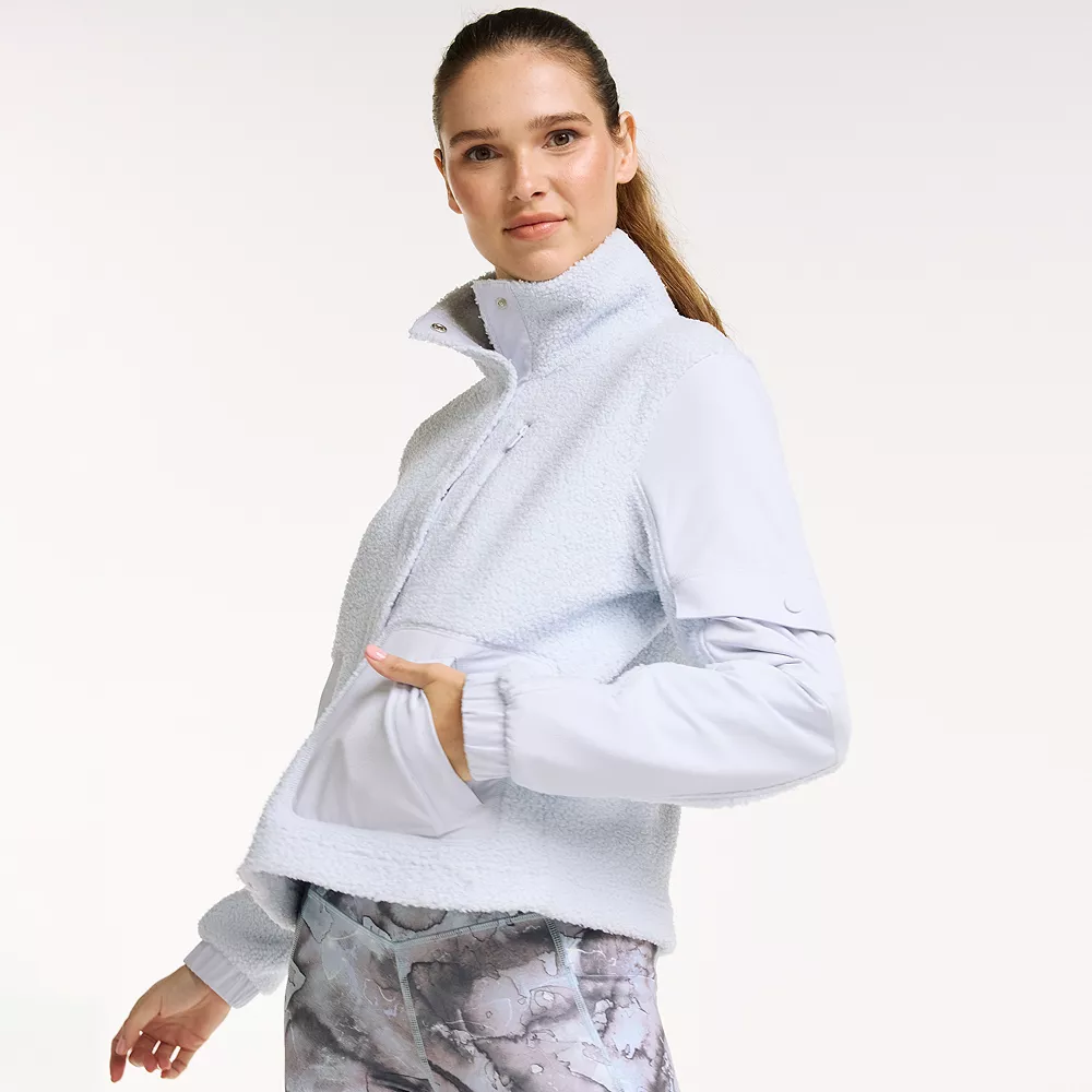 Women's FLX Boucle Mixed-Media Jacket - Image 5