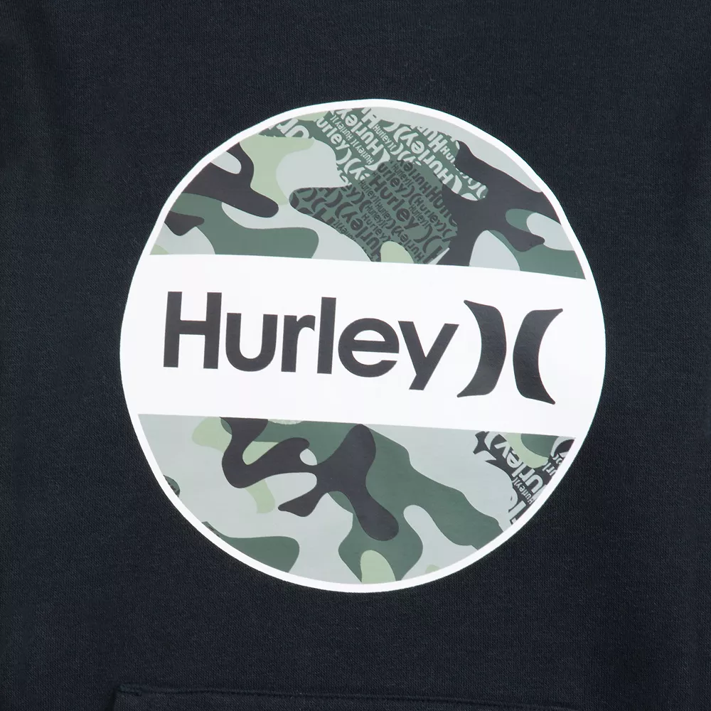 Boys 4-7 Hurley O&O Camo Logo Pullover Hoodie - Image 3