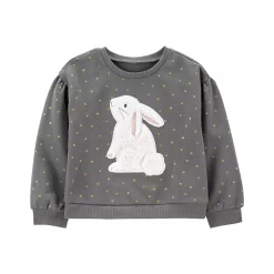 Toddler Girl Carter's 2-Piece Bunny Fleece Pullover