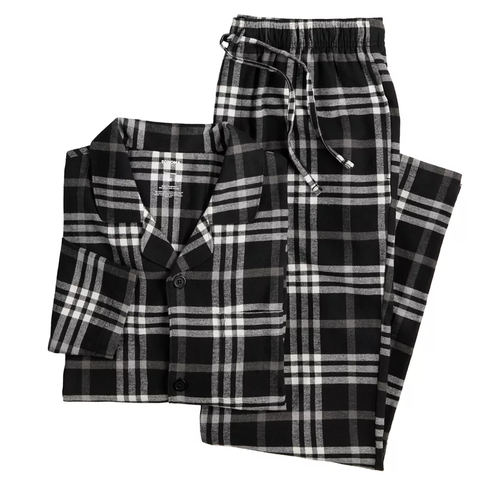 Men's Sonoma Goods For Life® 2-Piece Flannel Pajama Set - Image 4