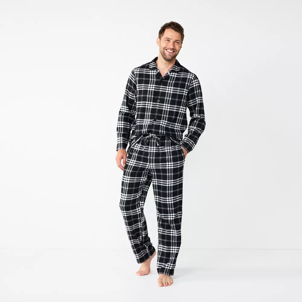 Men's Sonoma Goods For Life® 2-Piece Flannel Pajama Set - Image 2