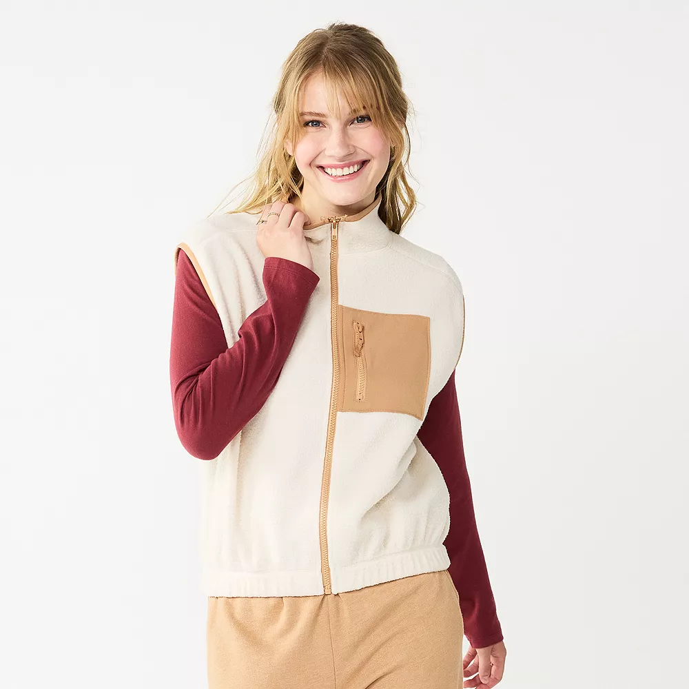 Juniors' SO® Sherpa Vest - Image 8