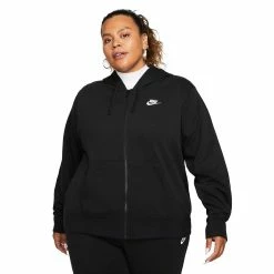Plus Size Nike Sportswear Club Fleece Full-Zip Hoodie