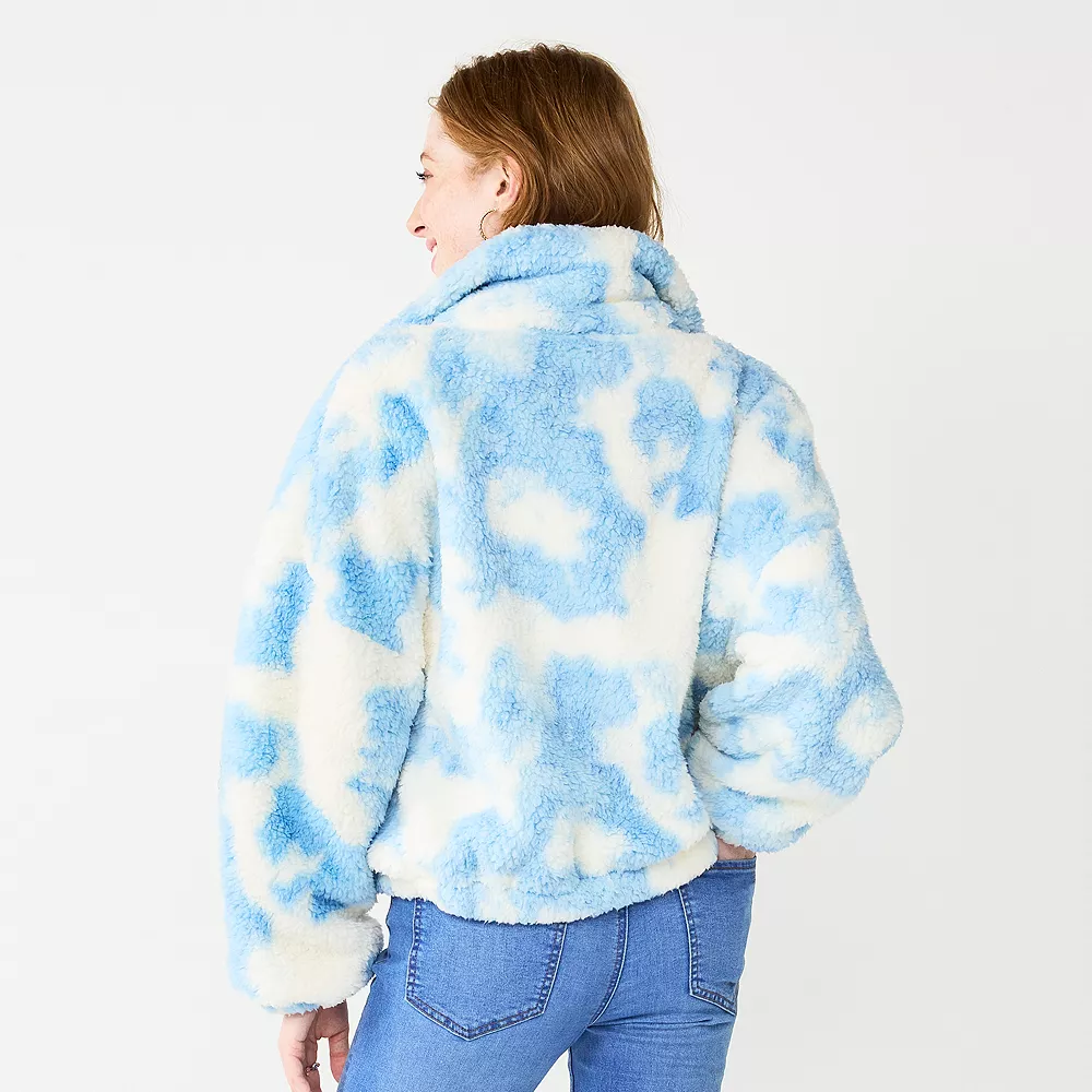 Juniors' SO® Sherpa Full Zip Jacket - Image 10