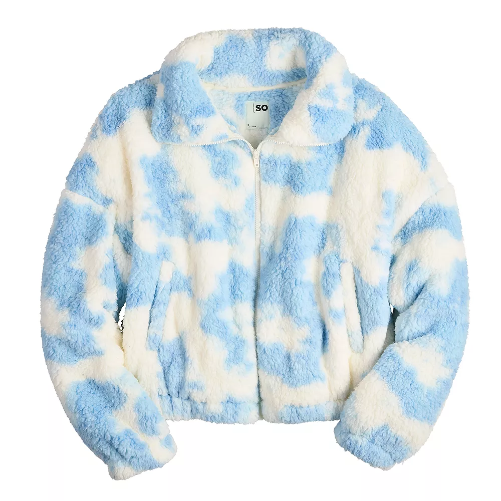 Juniors' SO® Sherpa Full Zip Jacket - Image 11