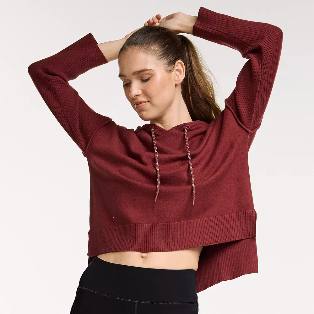 Women's FLX Hooded High-Low Sweater - Image 2