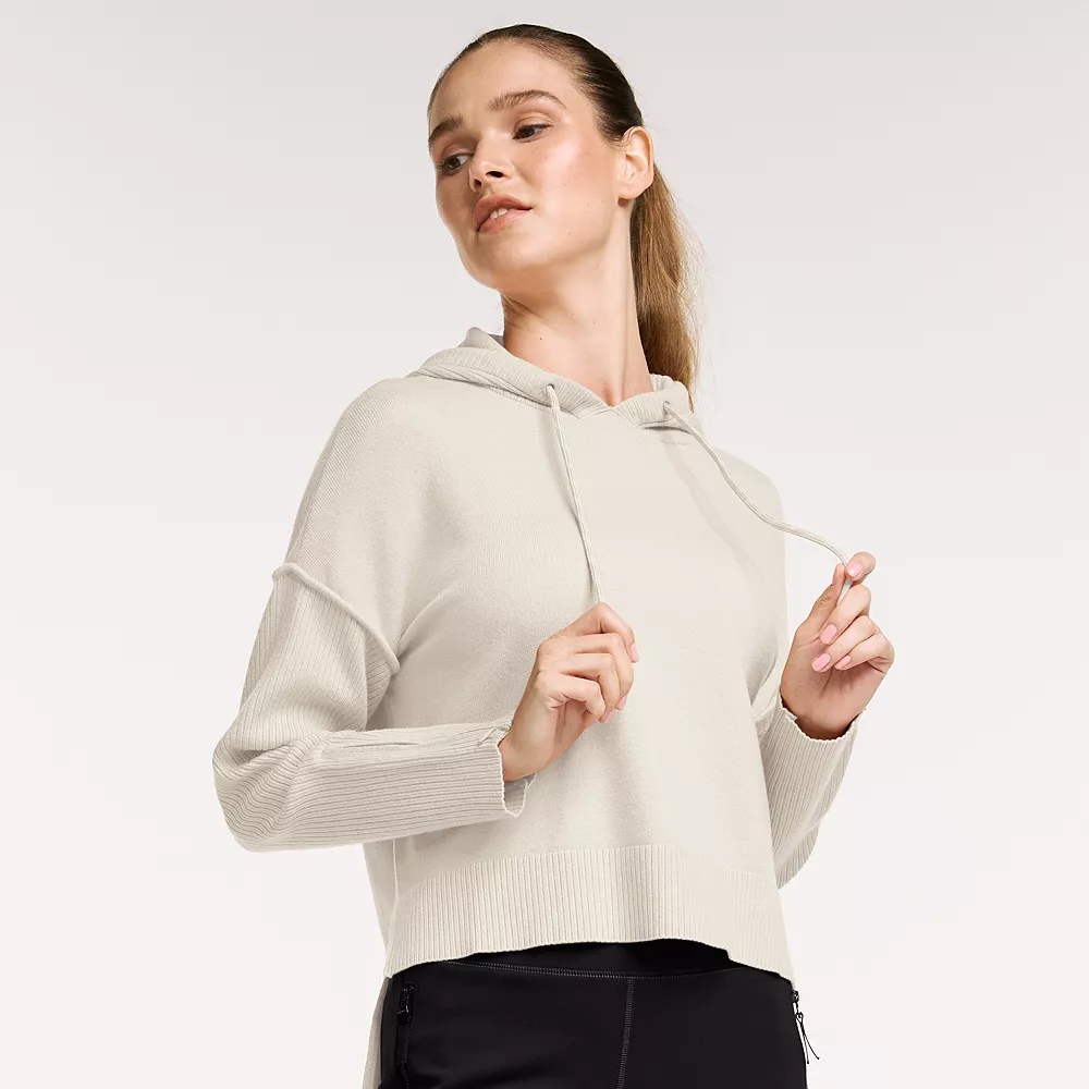 Women's FLX Hooded High-Low Sweater - Image 4