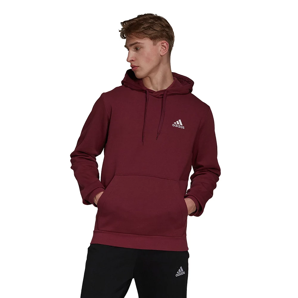 Men's adidas Feel Cozy Pullover Fleece Hoodie - Image 3