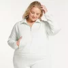Plus Size FLX Embrace Quarter-Zip Sweatshirt