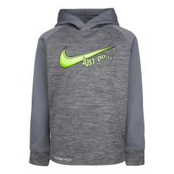 Boys 4-7 Nike Therma-FIT Raglan Swoosh Graphic Hoodie