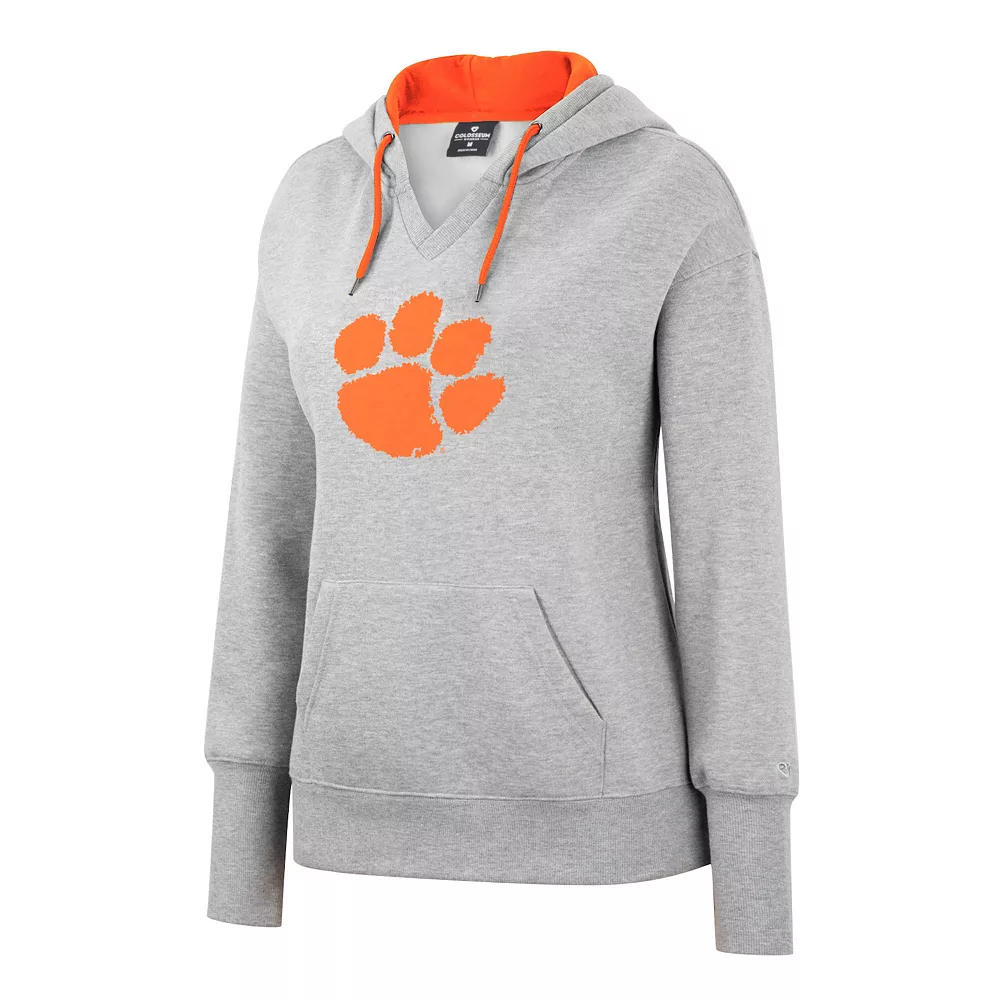 Women's Colosseum Clemson Tigers Fleece Hoodie