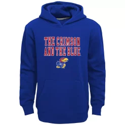 Boys 8-20 Kansas Jayhawks Team Slogan Fleece Hoodie