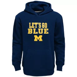 Boys 8-20 Michigan Wolverines Team Slogan Fleece Hoodie