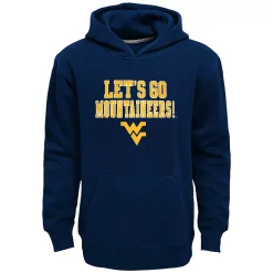 Boys 8-20 West Virginia Mountaineers Team Slogan Fleece Hoodie