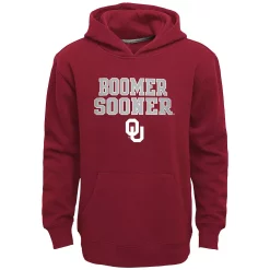 Boys 8-20 Oklahoma Sooners Team Slogan Fleece Hoodie