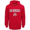 Kids 7-20 Ohio State Buckeyes Team Slogan Fleece Hoodie