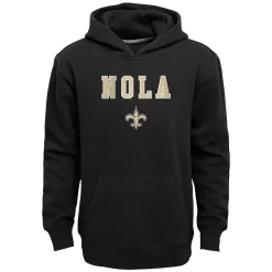 Kids 7-20 New Orleans Saints Team Slogan Fleece Hoodie