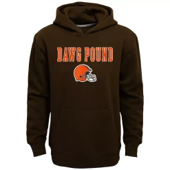Kids 7-20 Cleveland Browns Team Slogan Fleece Hoodie