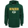 Kids 7-20 Green Bay Packers Team Slogan Fleece Hoodie