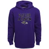Kids 7-20 Baltimore Ravens Team Slogan Fleece Hoodie