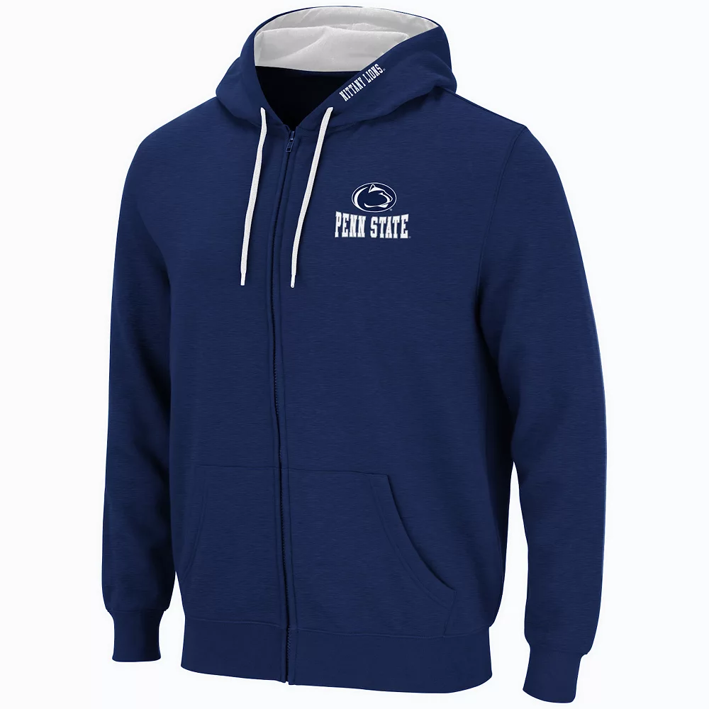 Men's Colosseum Penn State Nittany Lions Full-Zip Fleece Hoodie