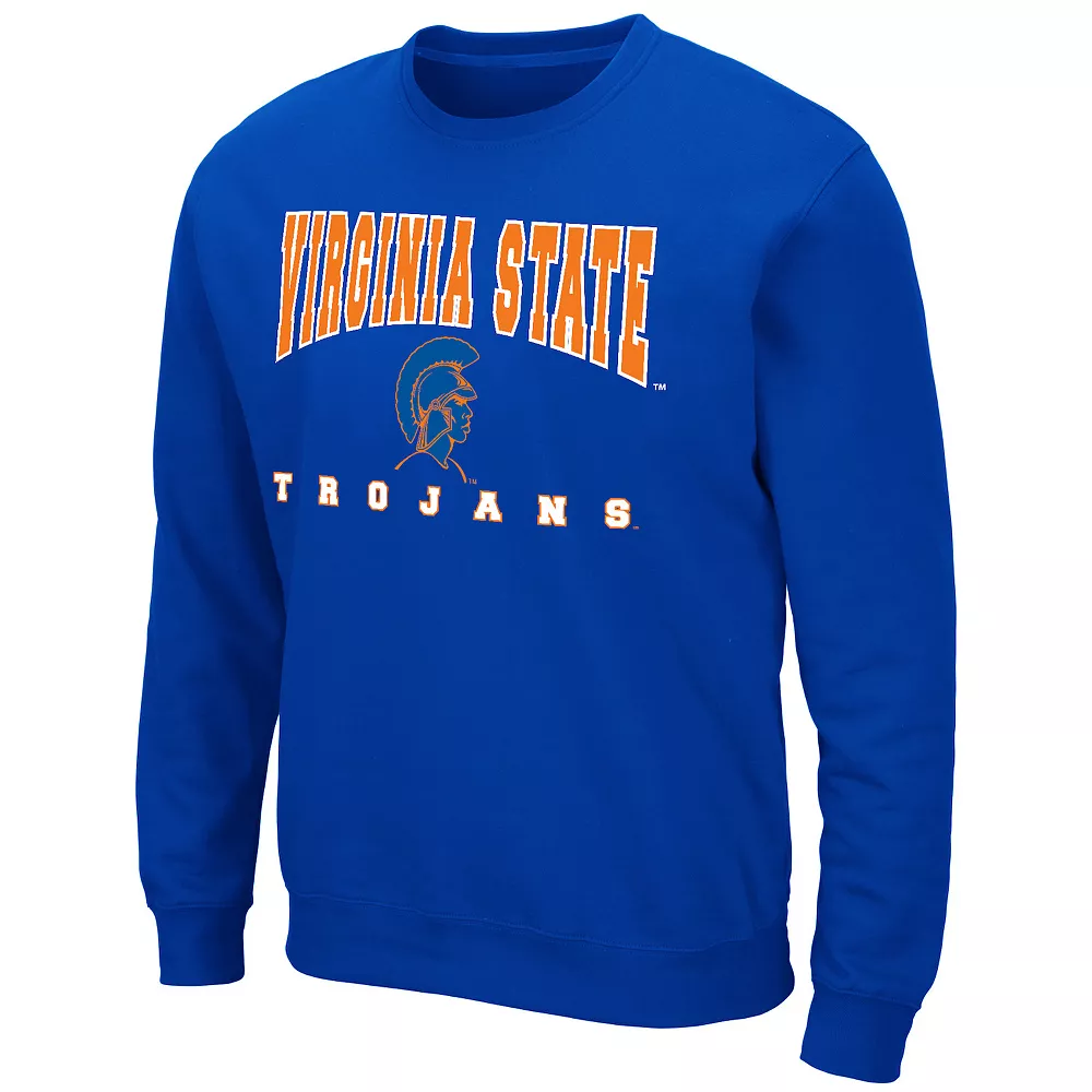 Men's Colosseum Virginia State Trojans Fleece Sweatshirt