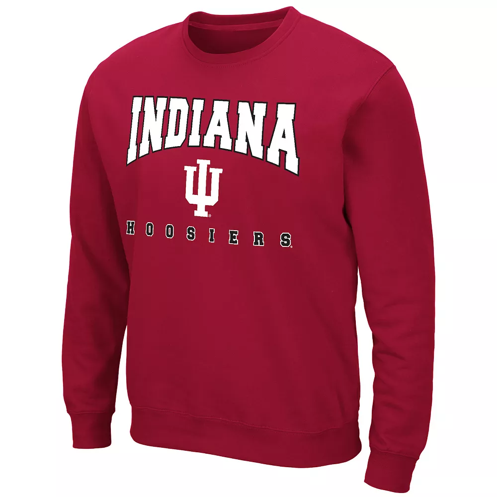Men's Colosseum Indiana Hoosiers Fleece Sweatshirt