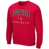 Men's Colosseum Louisville Cardinals Fleece Sweatshirt