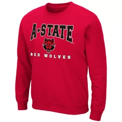 Men's Colosseum Arkansas State Red Wolves Fleece Sweatshirt