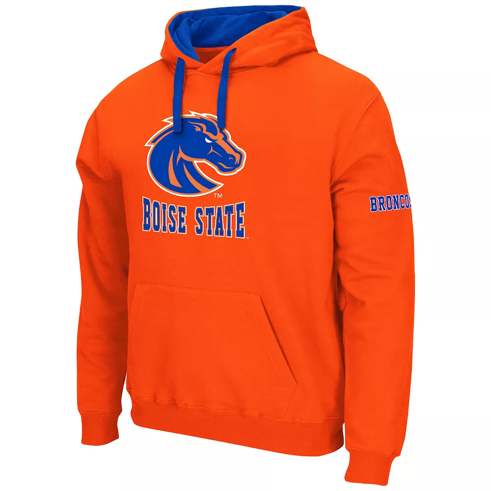 Men's Colosseum Boise State Broncos Pullover Fleece Hoodie