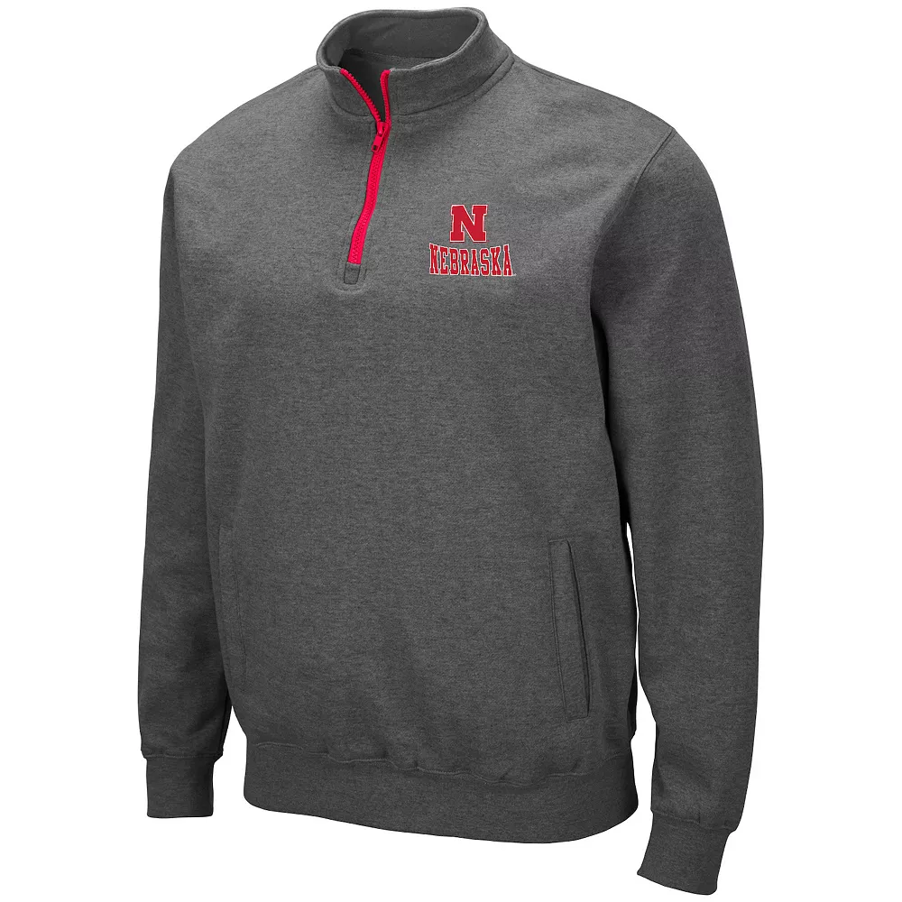 Men's Colosseum Nebraska Cornhuskers Archibald Fleece Pullover