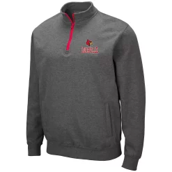 Men's Colosseum Louisville Cardinals Archibald Fleece Pullover