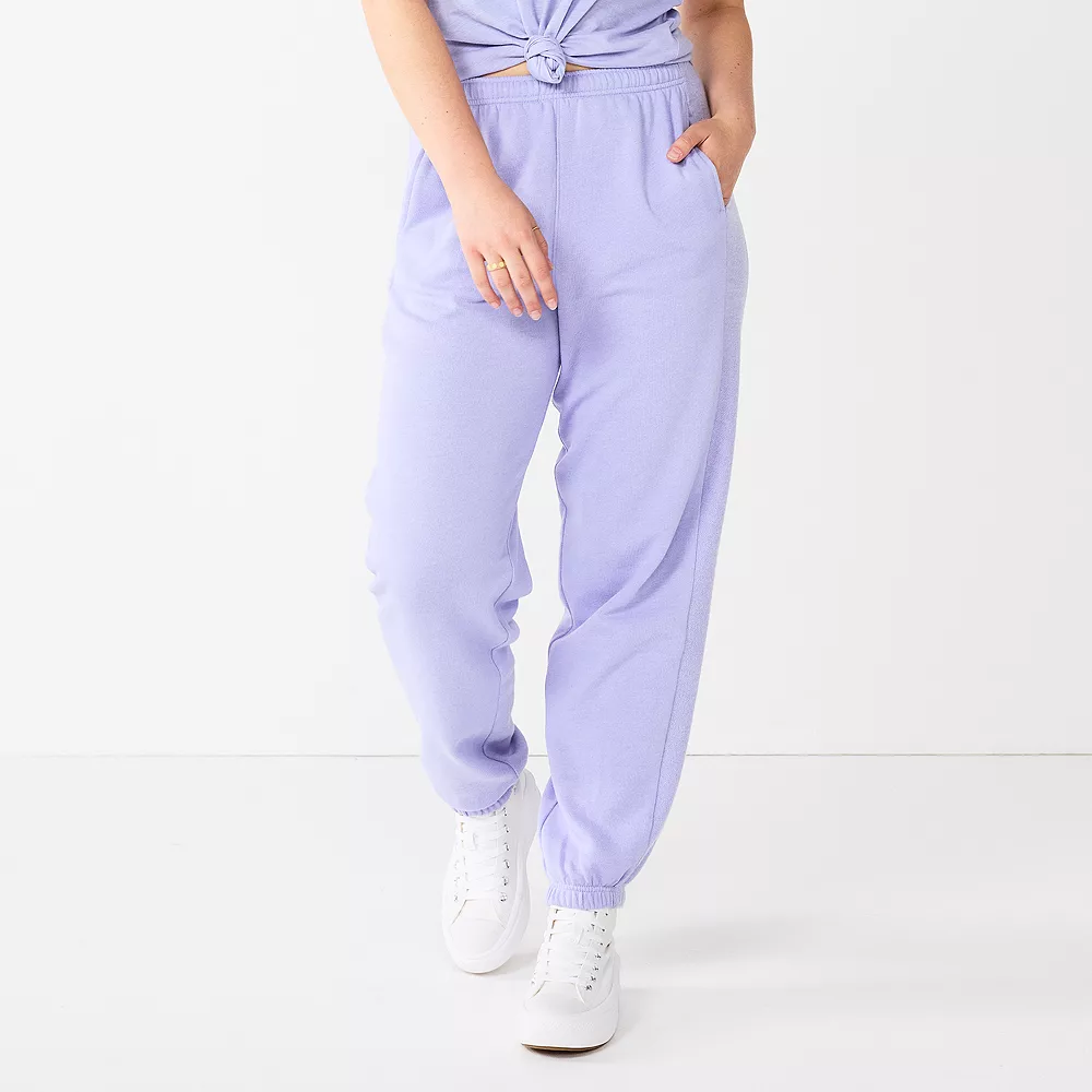Juniors' SO® Oversized High-Rise Boyfriend Joggers - Image 2