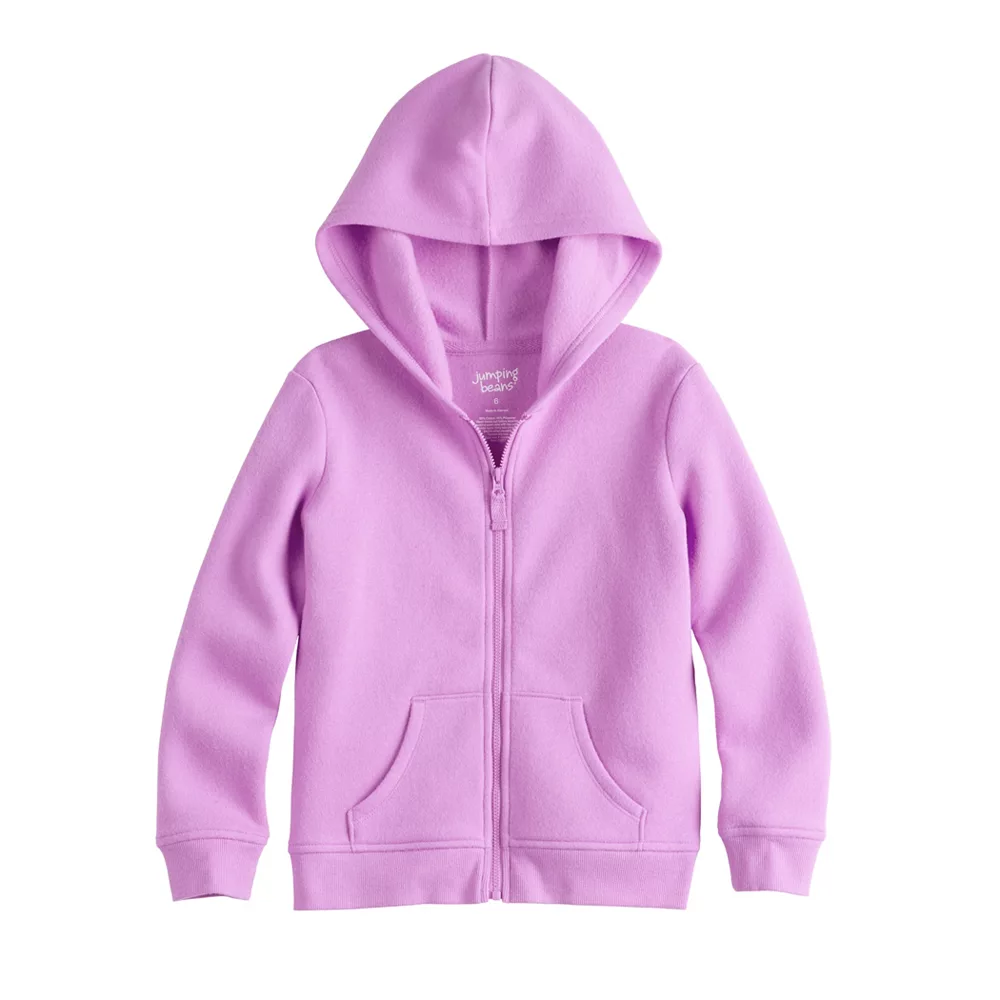 Toddler Girl Jumping Beans® Zip Fleece Hoodie - Image 6