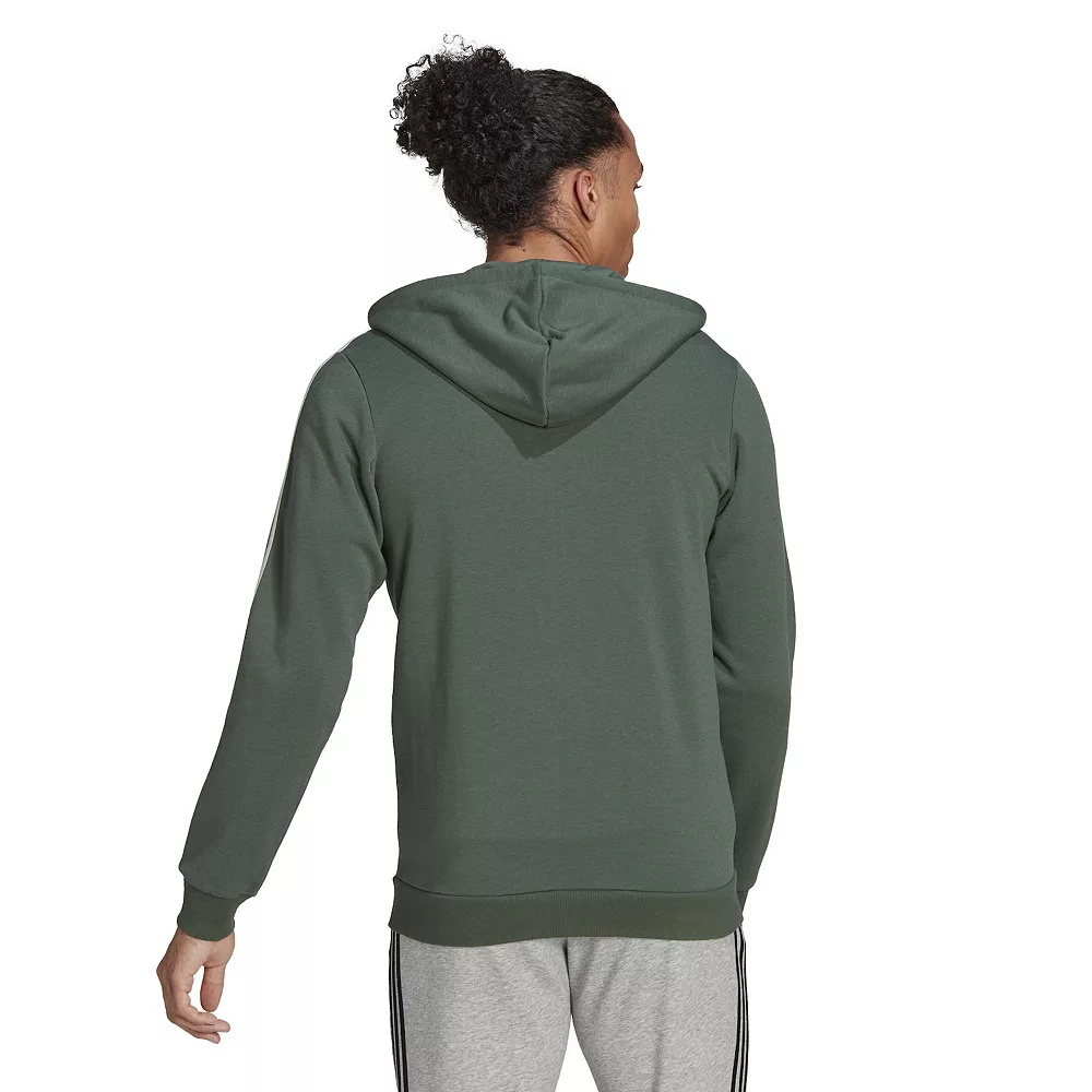 Men's adidas Essential Full-Zip Fleece Hoodie - Image 6